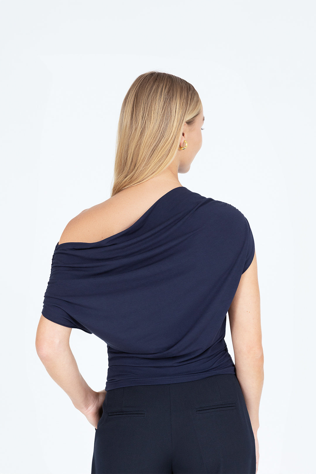 THE BELLA TOP NAVY
