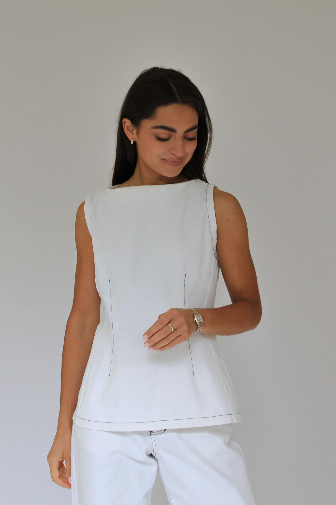 THE CELEST DENIM TOP