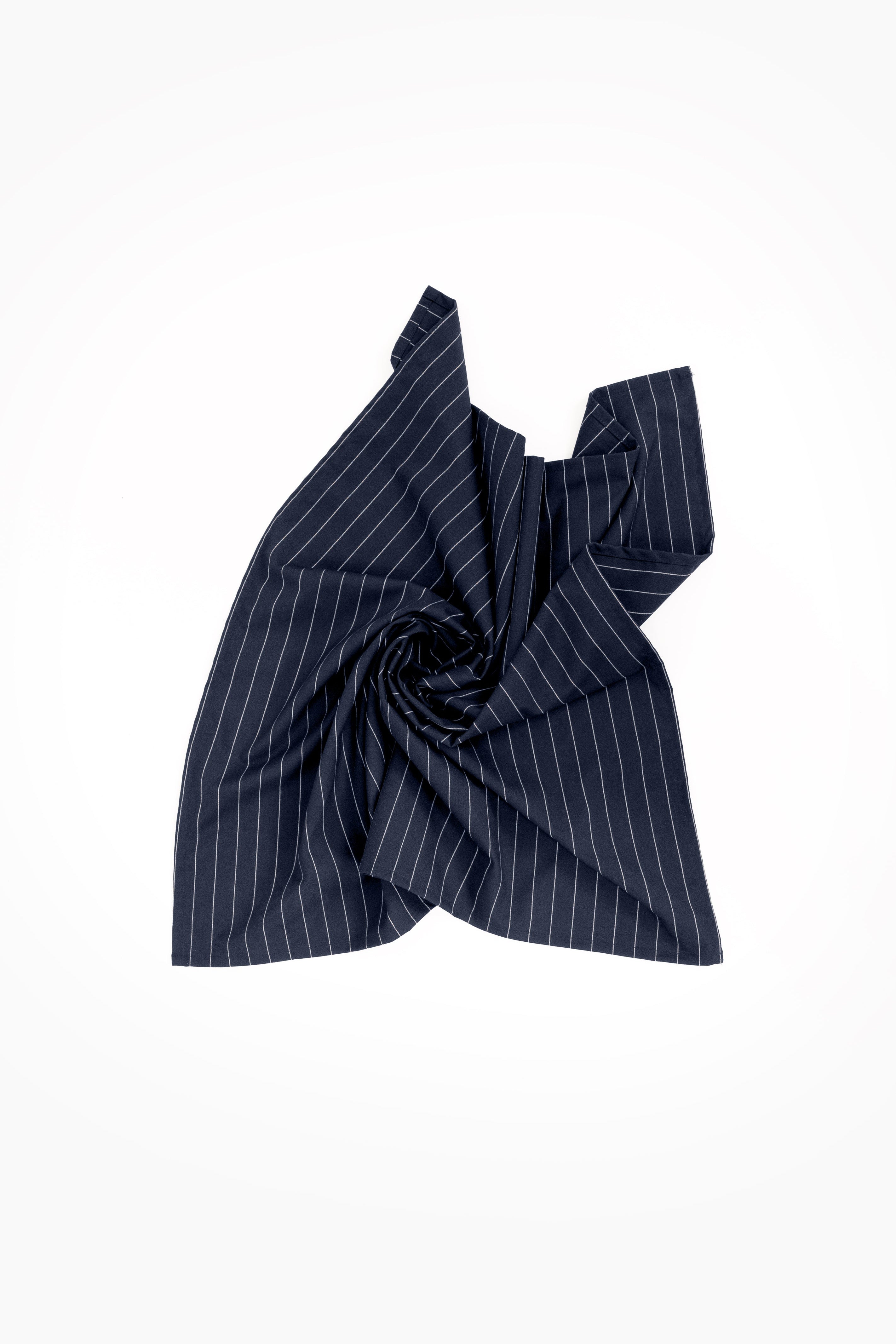 THE SALOME SCARF NAVY STRIPE