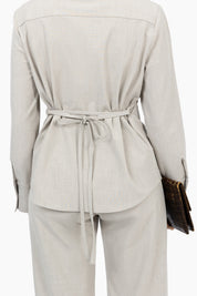 THE BOBBIE BLOUSE BEIGE