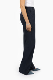 THE DELIA PANTS NAVY STRIPE