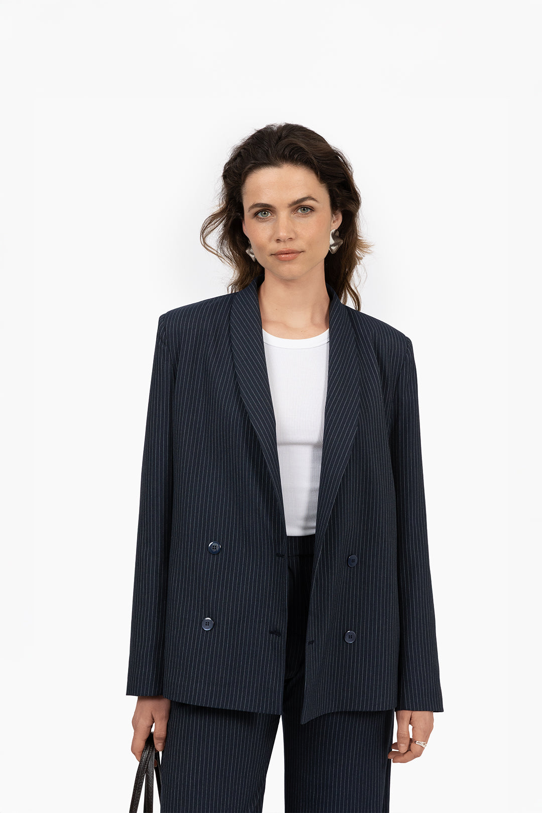 THE DAE BLAZER NAVY STRIPE
