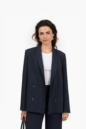 THE DAE BLAZER NAVY STRIPE