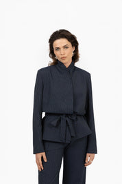 THE DAE BLAZER NAVY STRIPE