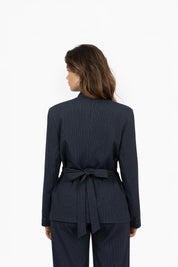 THE DAE BLAZER NAVY STRIPE