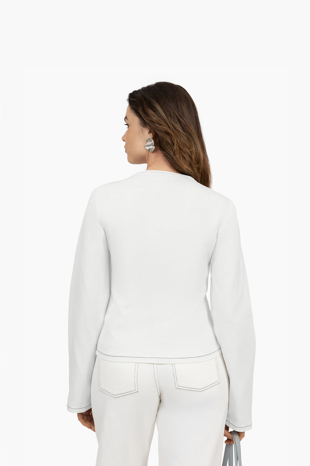 THE CELEST DENIM BLOUSE