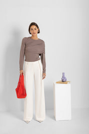 THE RAYA TOP TAUPE 