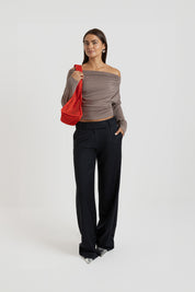 THE NELLY TOP TAUPE