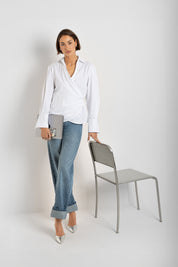 THE JANNY BLOUSE WHITE