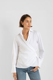 THE JANNY BLOUSE WHITE