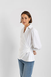 THE JANNY BLOUSE WHITE