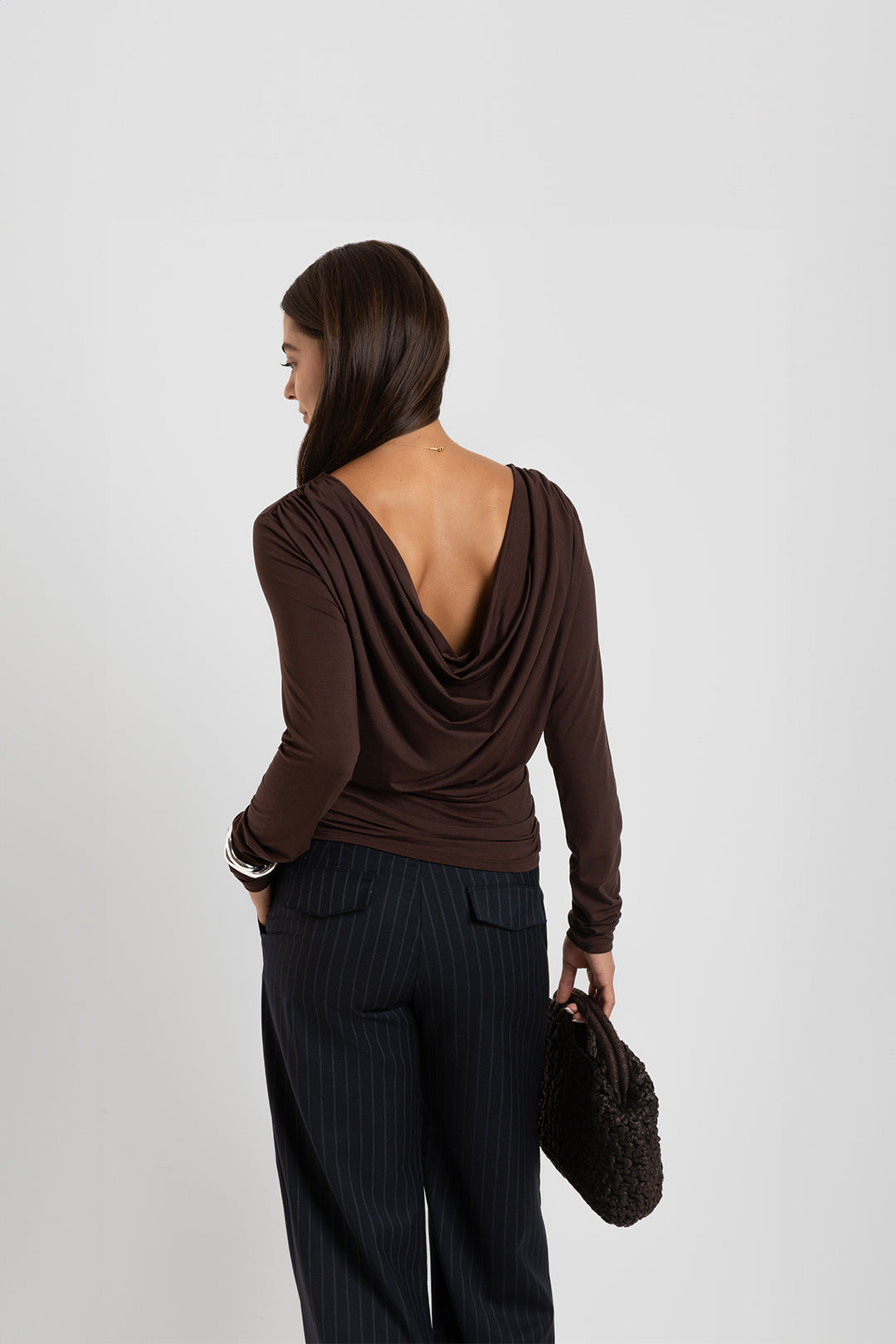 THE VICI TOP BROWN