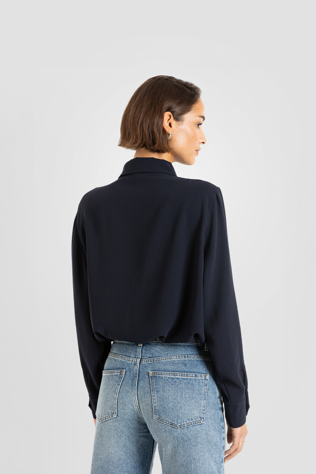 THE JESSICA BLOUSE NAVY