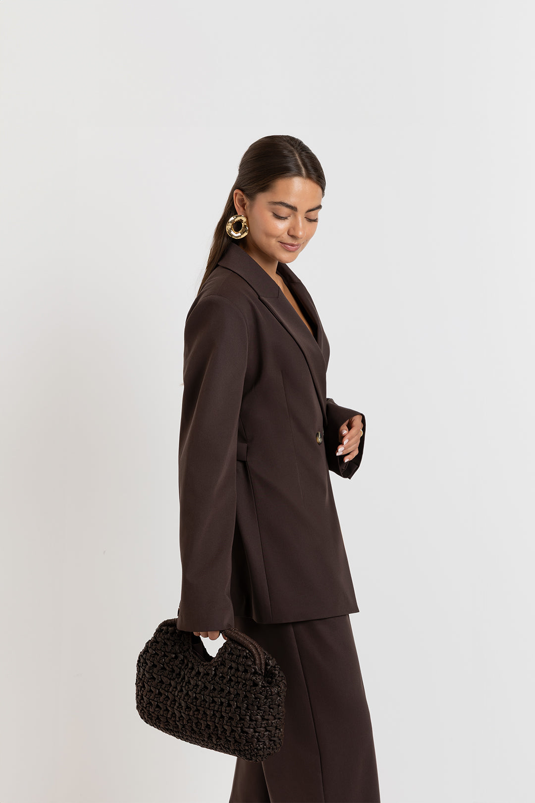 THE LEWIS BLAZER BROWN