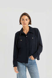 THE JESSICA BLOUSE NAVY