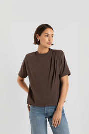 THE LITAA TEE BROWN