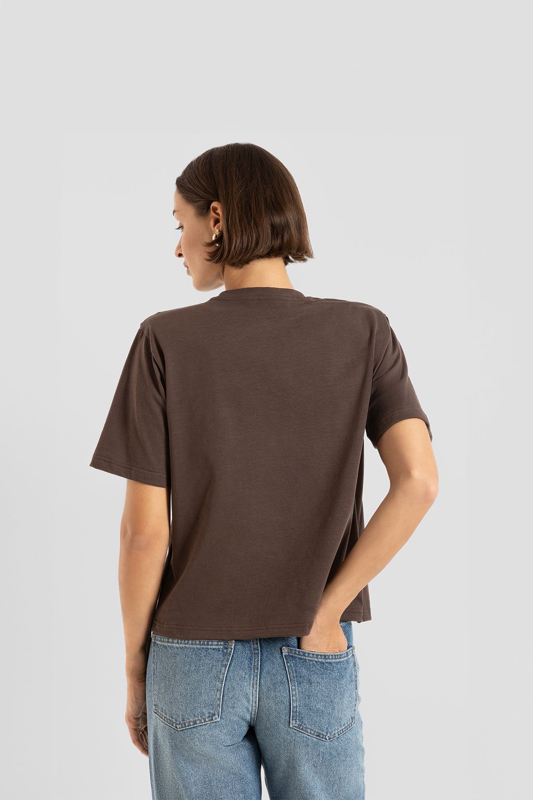 THE LITAA TEE BROWN