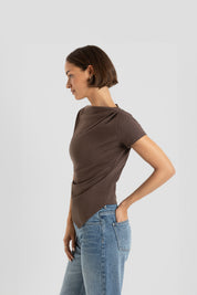 THE LIV TEE BROWN