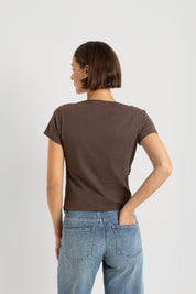 THE LIV TEE BROWN