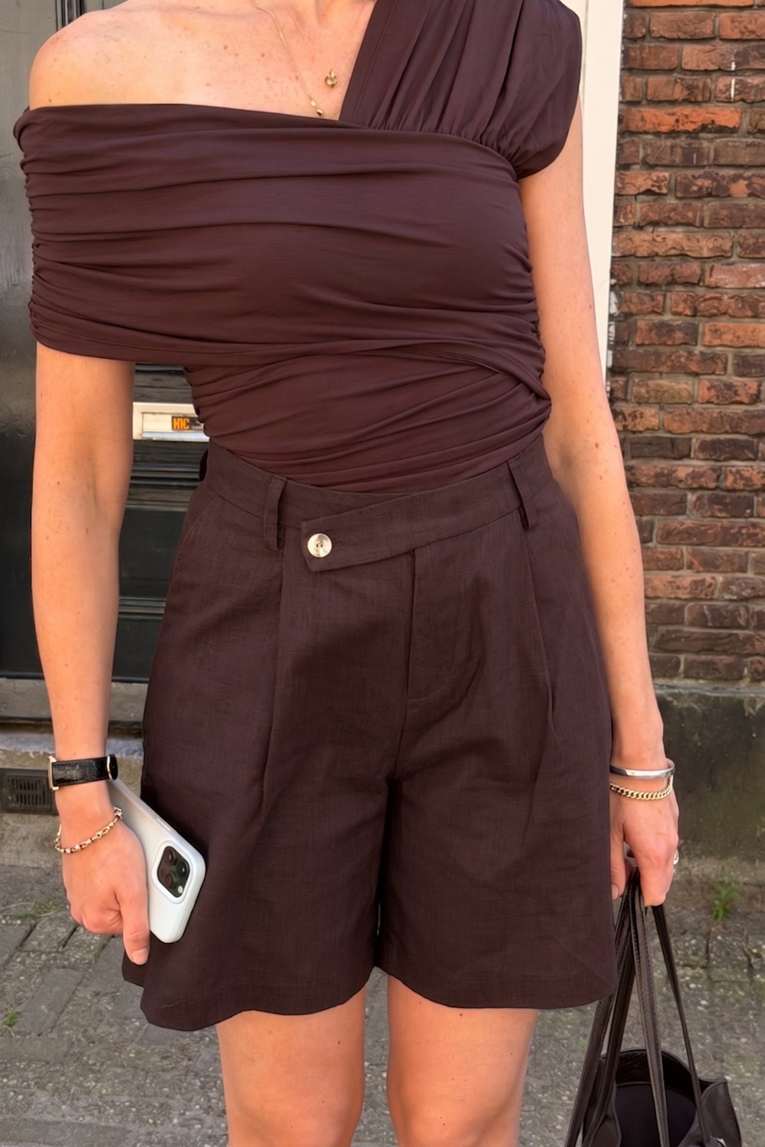 THE CLEO SHORTS BROWN