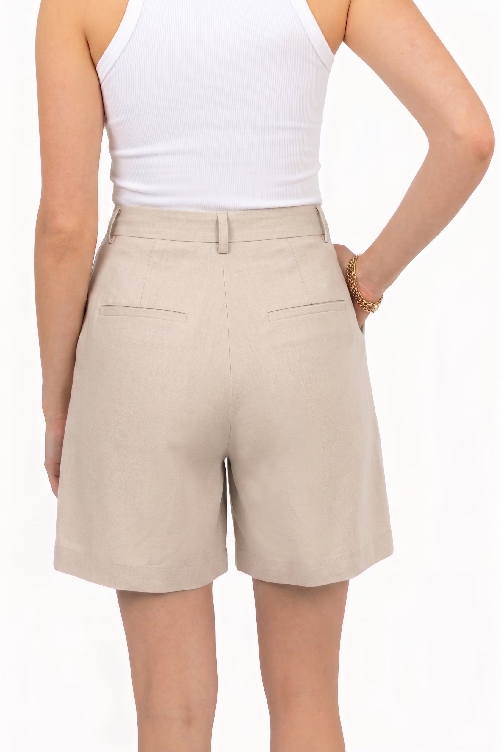 THE CLEO SHORTS BEIGE