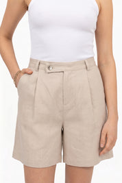 THE CLEO SHORTS BEIGE