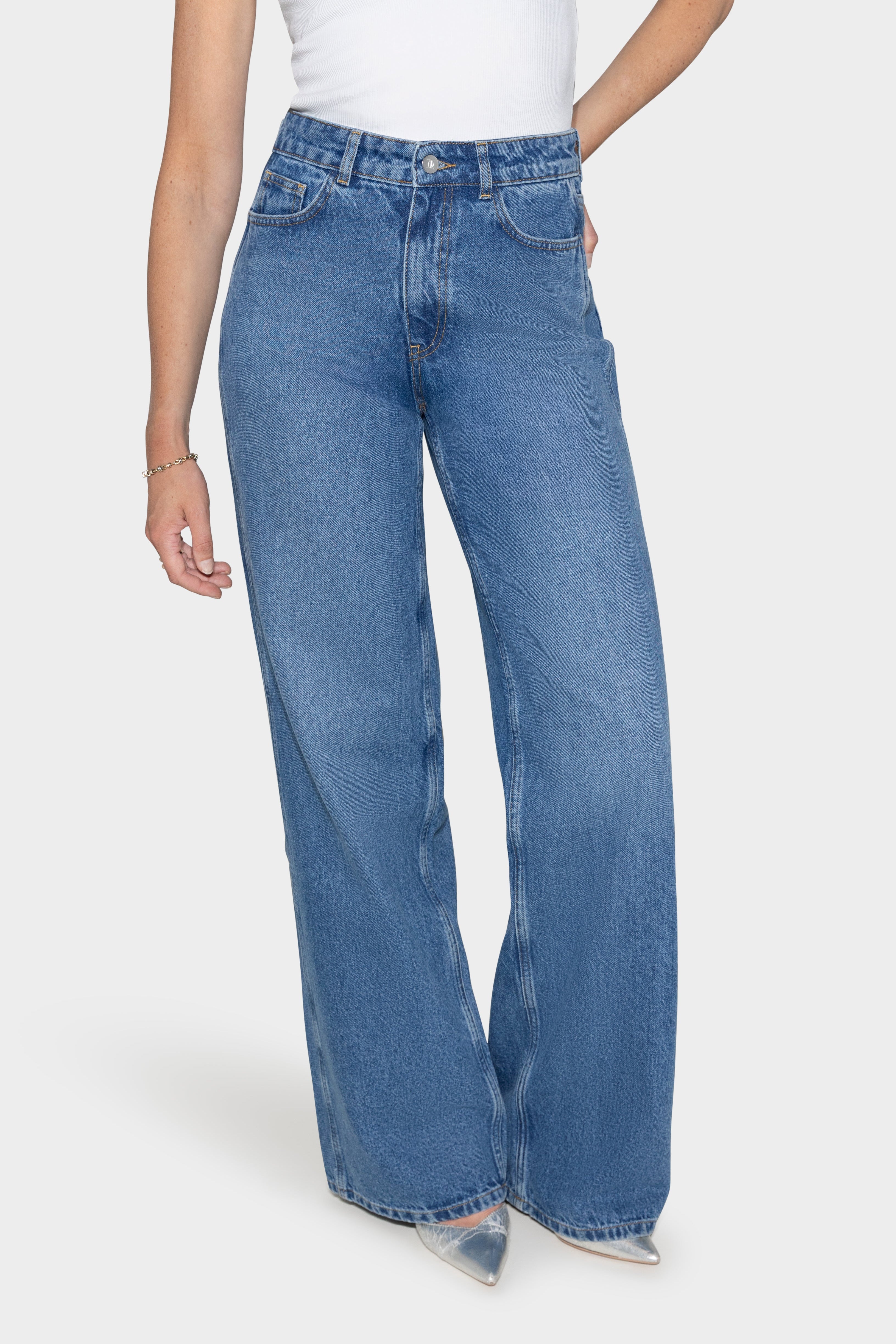 THE DENISE JEANS DARK AZURE