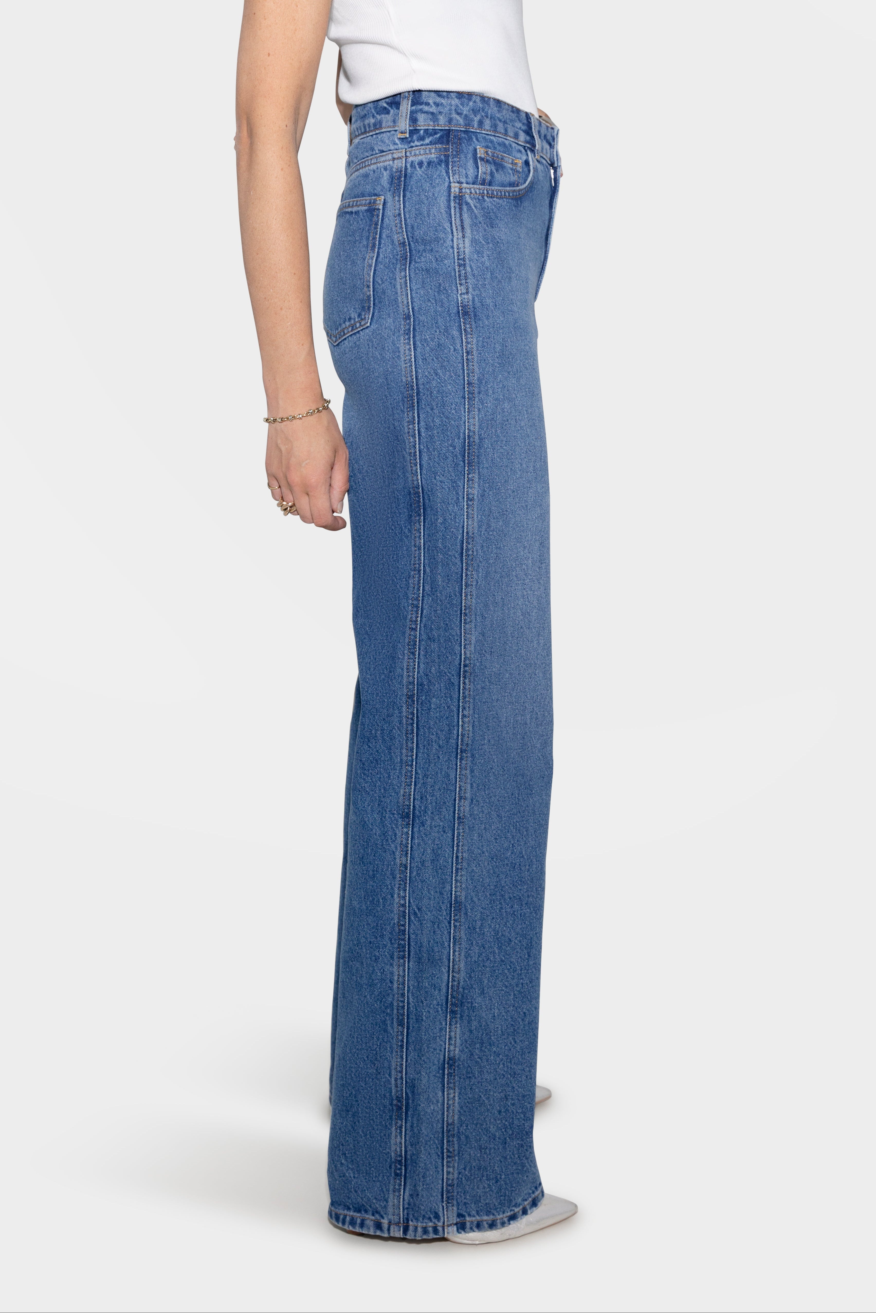 THE DENISE JEANS DARK AZURE
