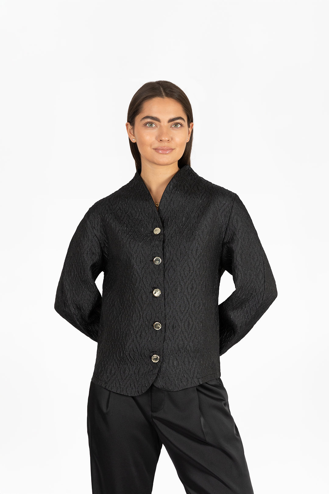 THE BLISS BLOUSE BLACK