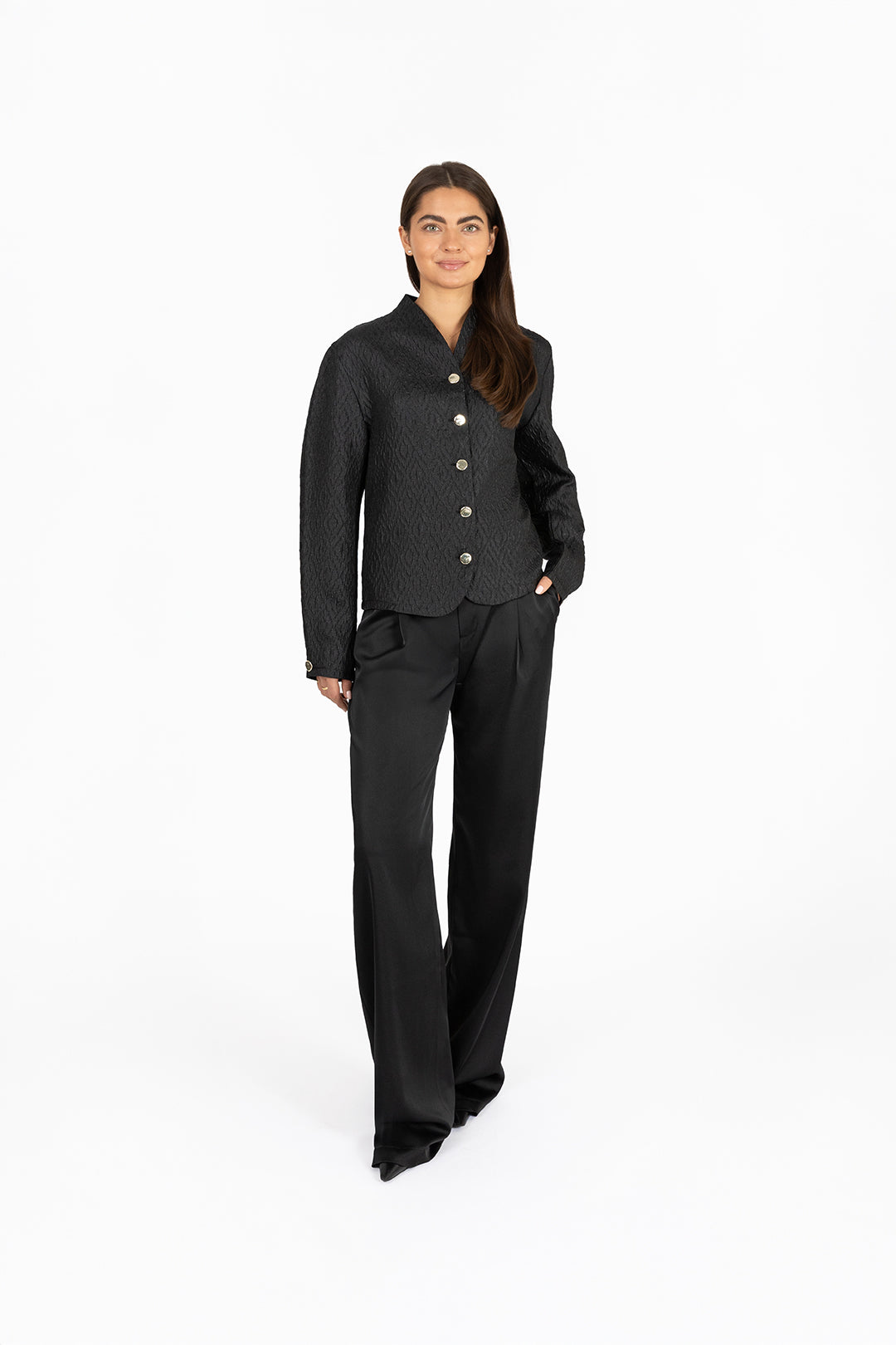 THE BLISS BLOUSE BLACK