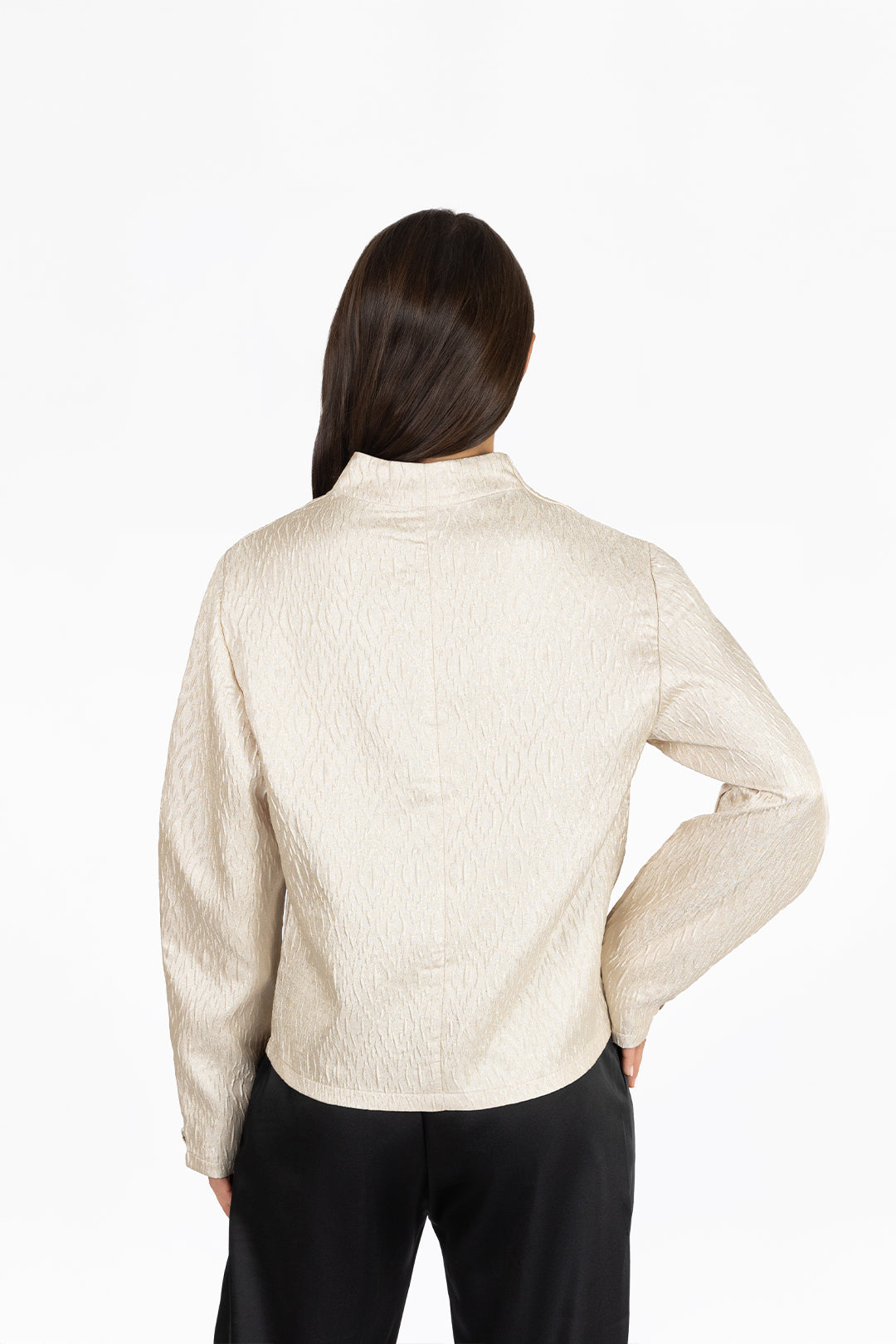 THE BLISS BLOUSE CHAMPAGNE