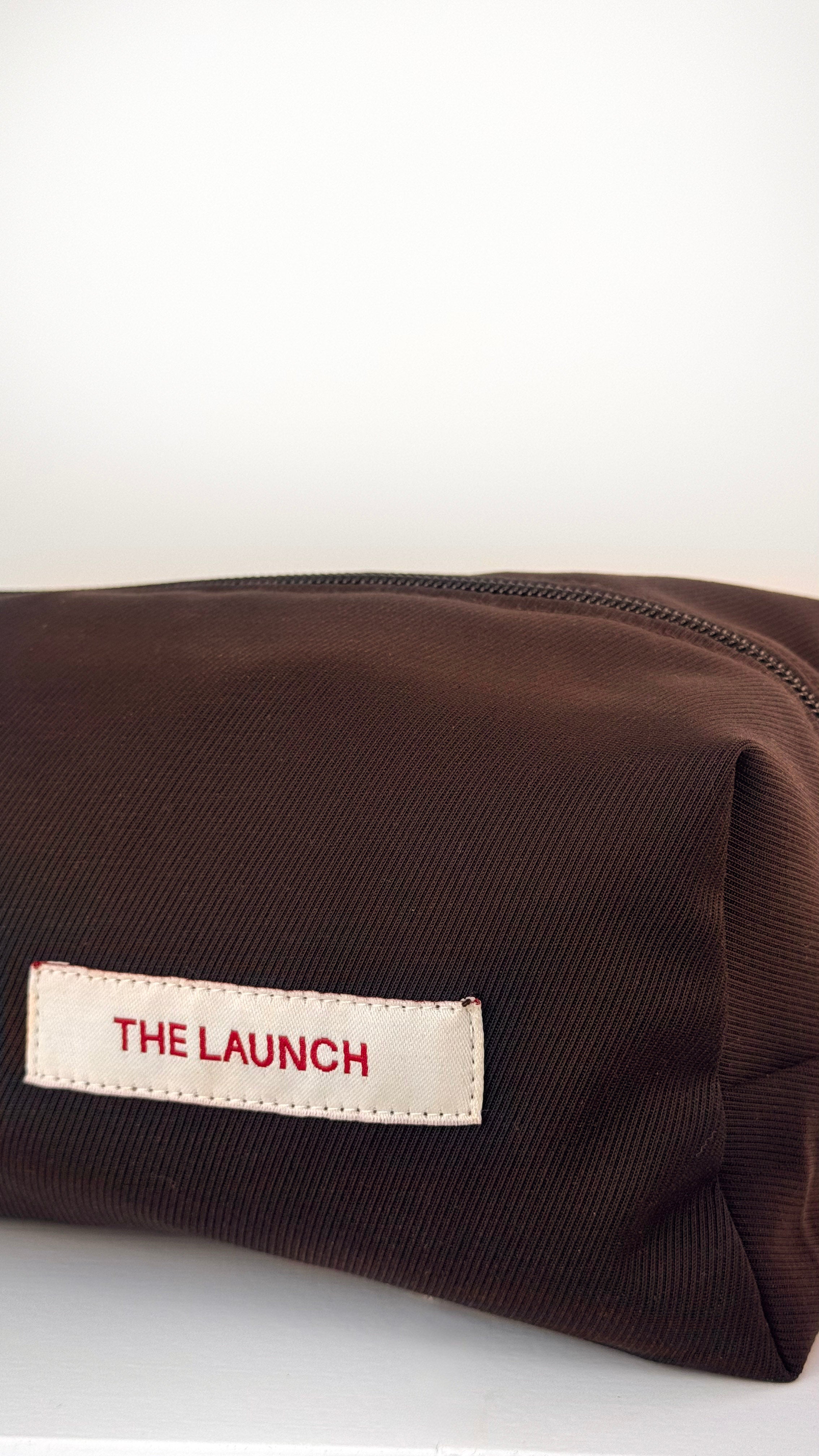 THE MAKE-UP BAG BROWN