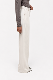 THE STELLA PANTS OFF WHITE STRIPE