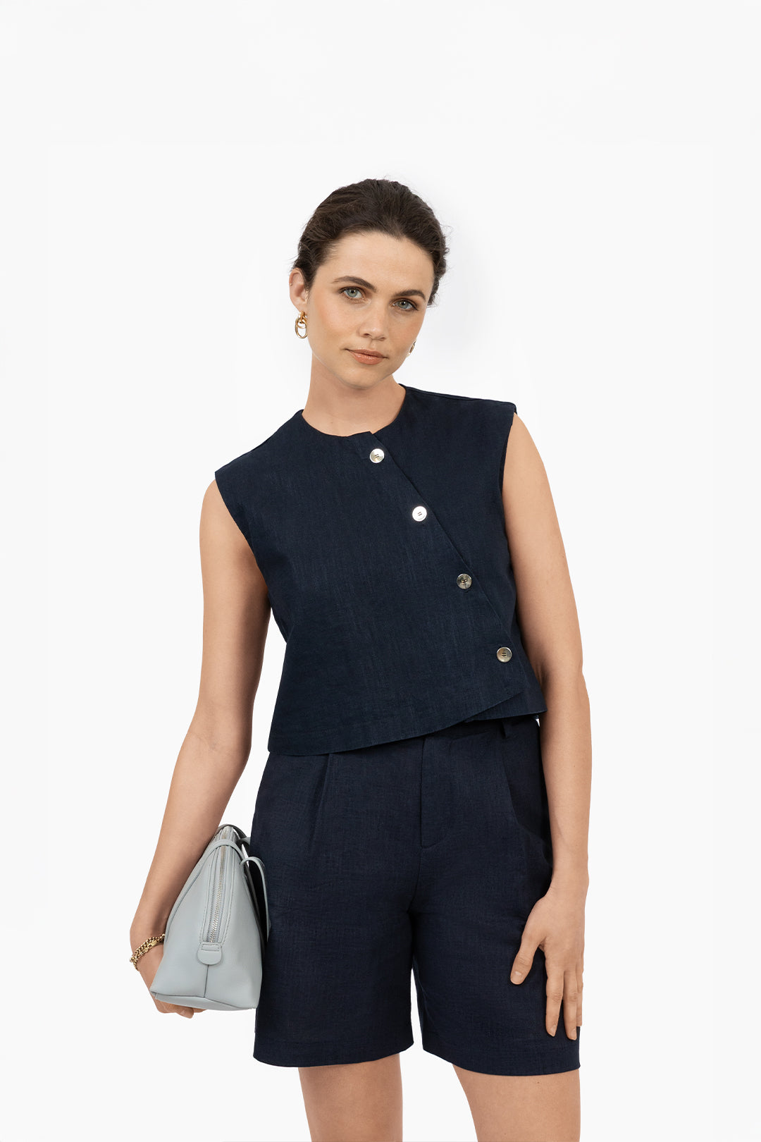 THE CLEO SHORTS NAVY