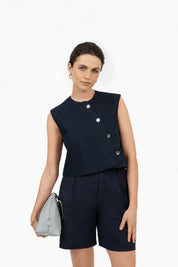 THE CLEO SHORTS NAVY