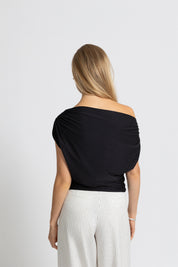 THE BELLA TOP BLACK STRIPE