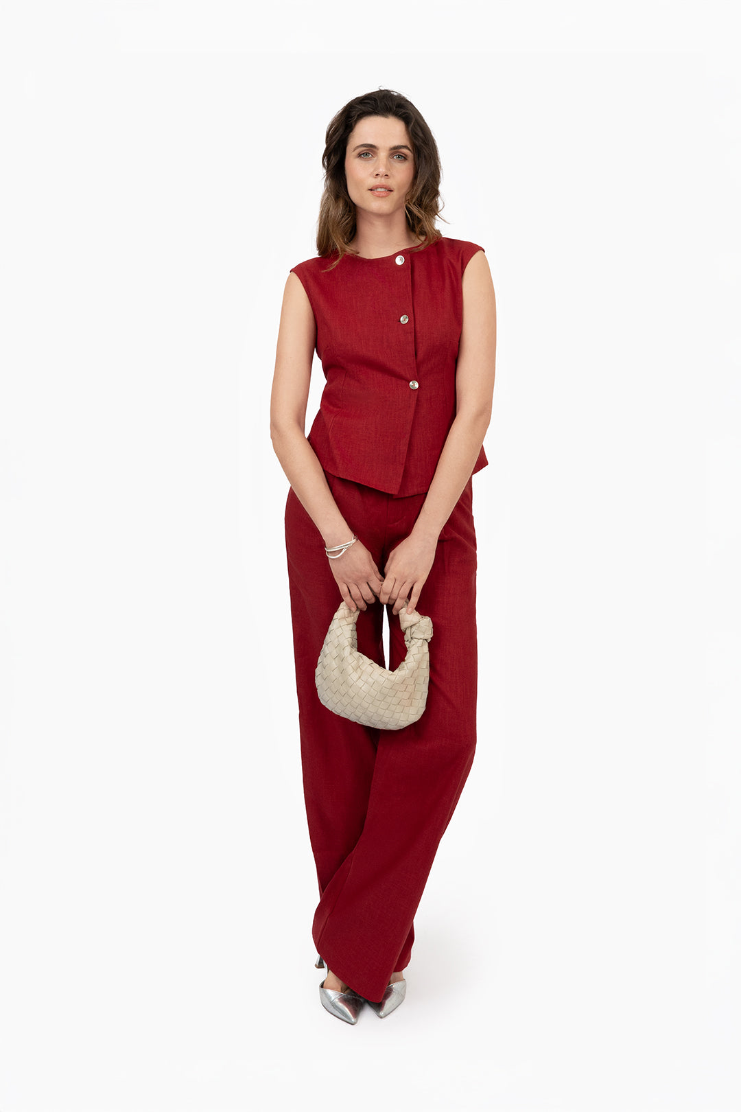 THE FLORA GILET RED