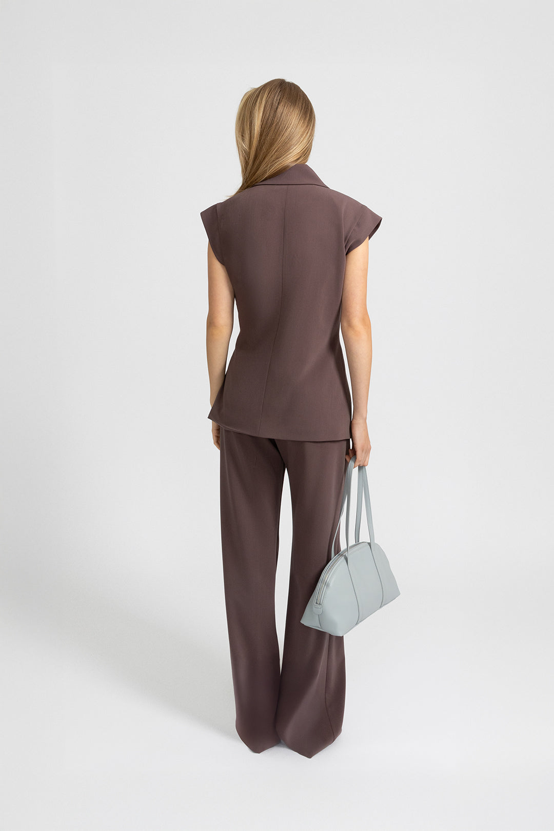 THE EVA GILET MAUVE