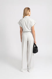 THE DANA TOP OFF-WHITE STRIPE