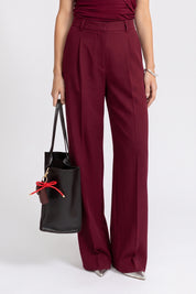 THE DELIA PANTS BURGUNDY