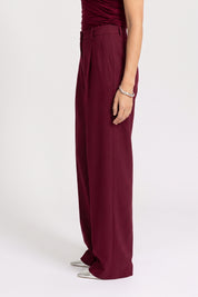 THE DELIA PANTS BURGUNDY