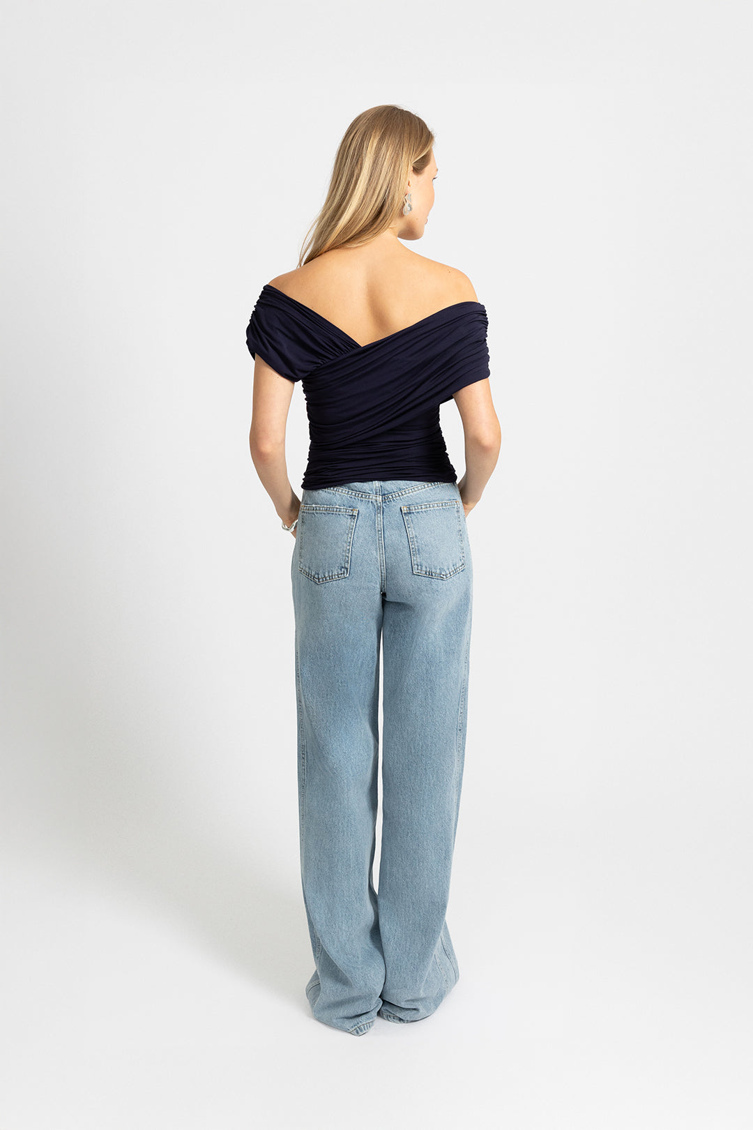 THE FENNA TOP NAVY