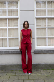 THE CATO PANTS RED