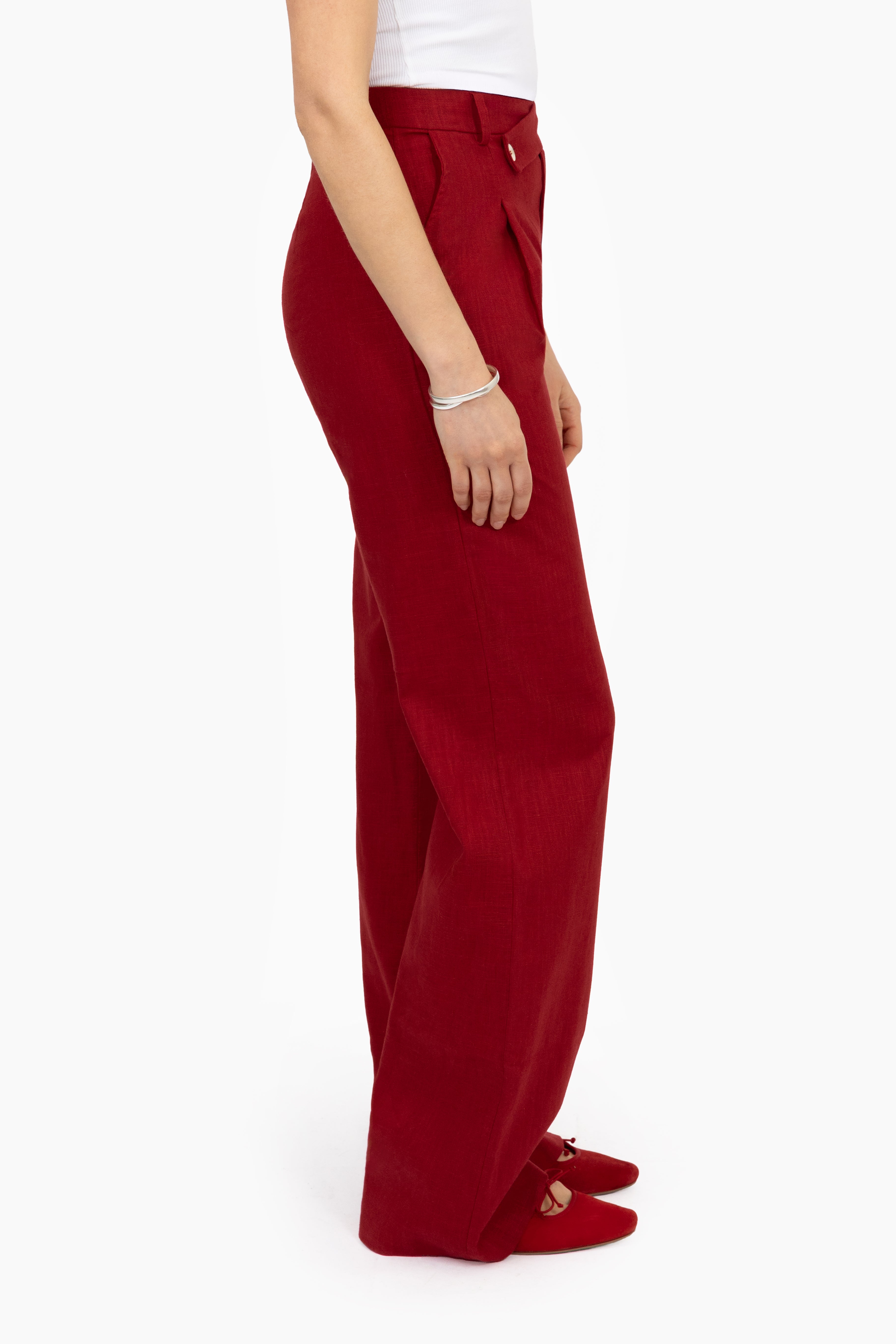 THE CATO PANTS RED