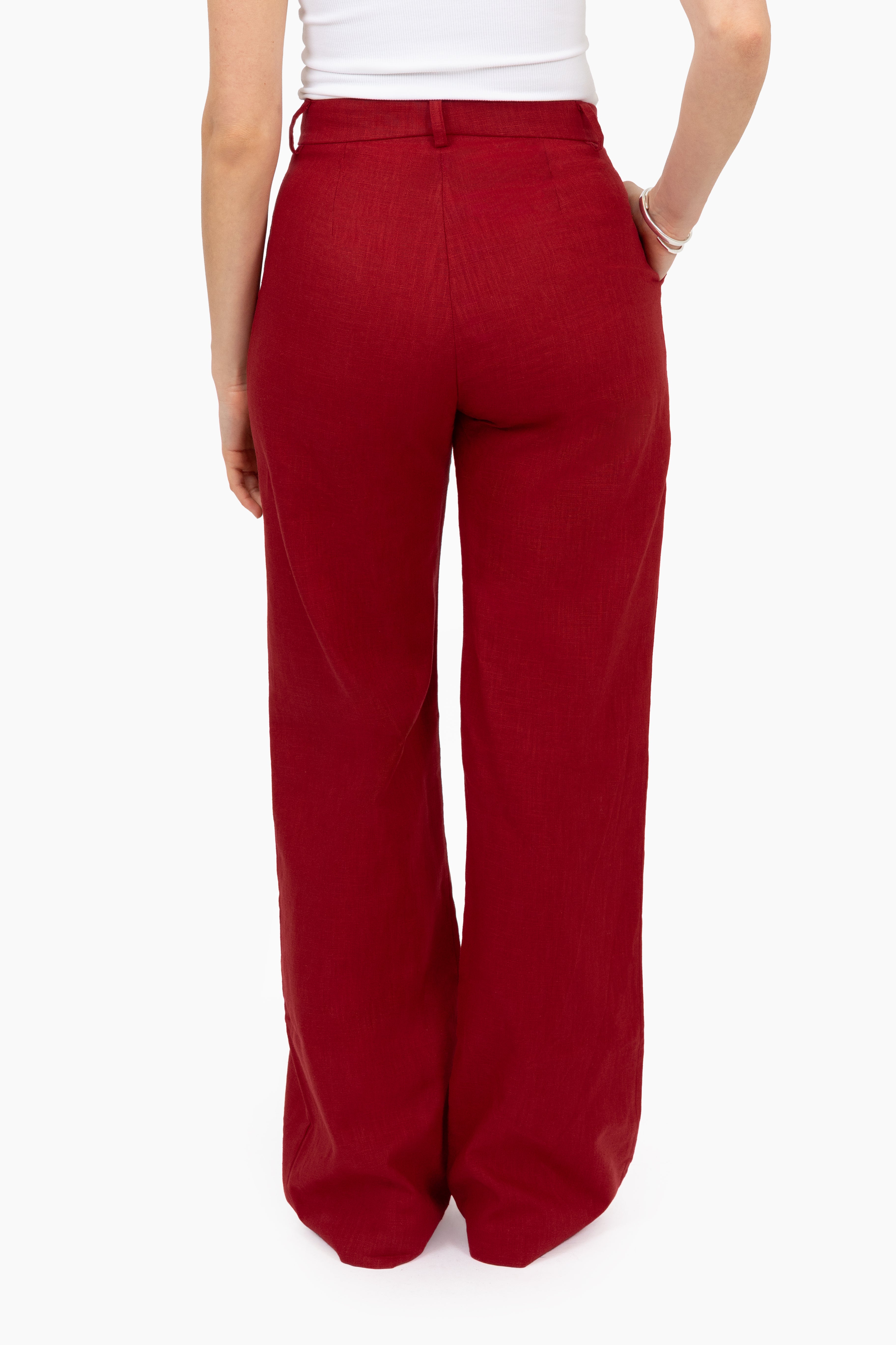 THE CATO PANTS RED