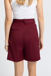 THE KRISTY SHORTS BURGUNDY