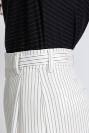 THE KELLY PANTS OFF-WHITE STRIPE