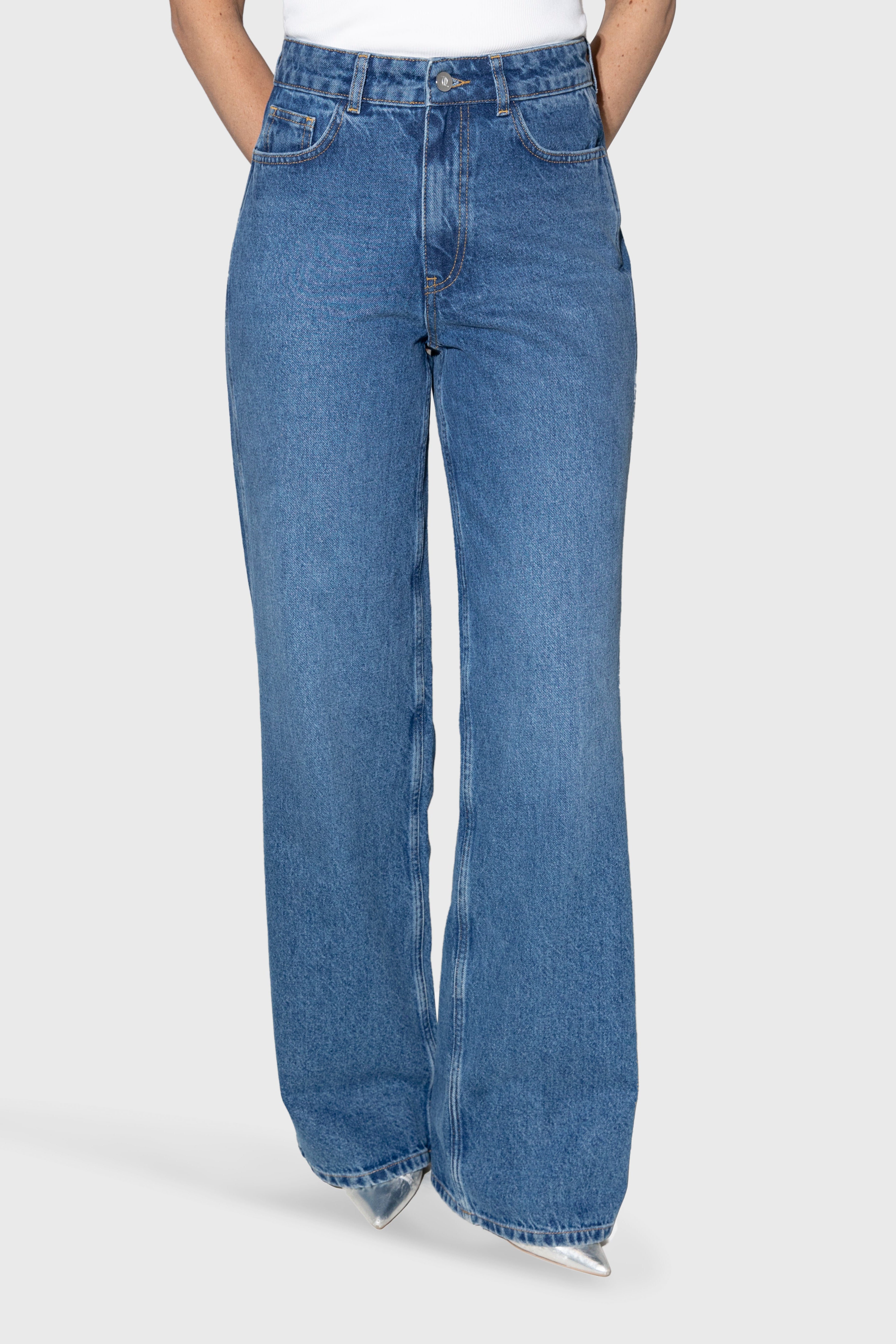 THE DENISE JEANS DARK AZURE
