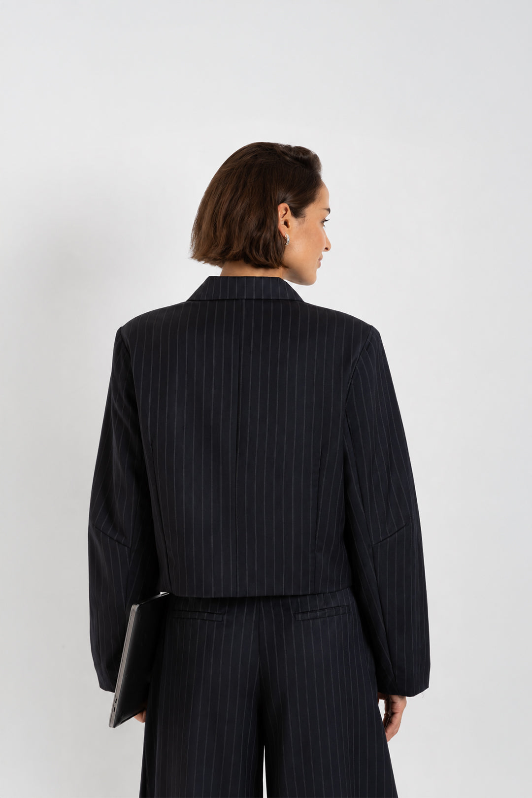 THE DAPHNE JACKET NAVY STRIPE