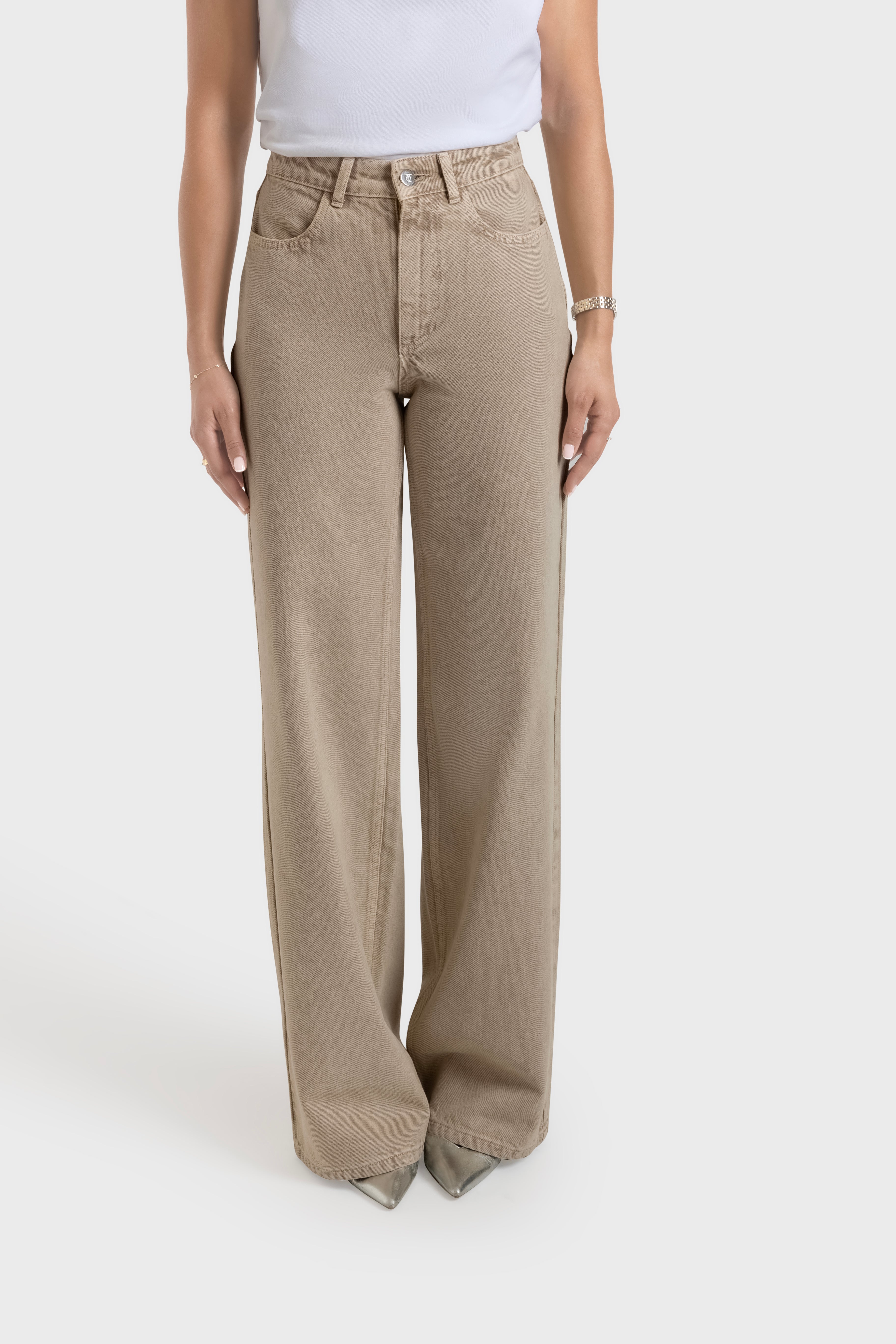 THE REECE JEANS BEIGE